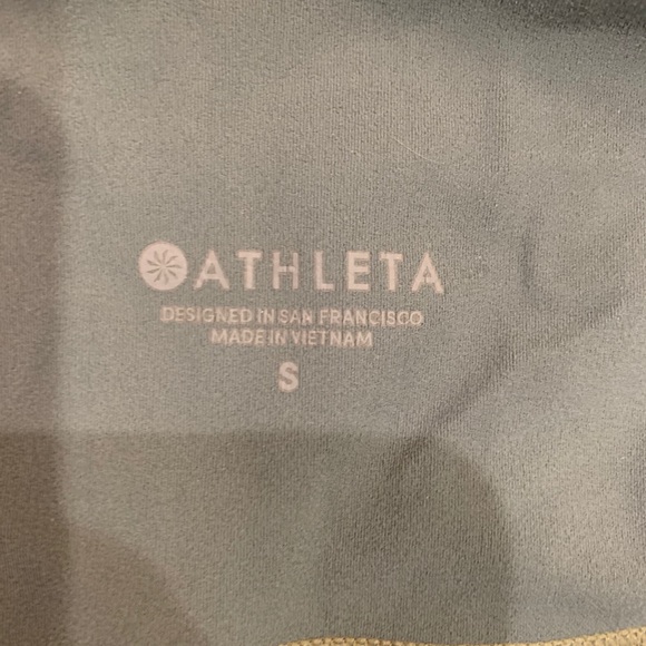 Green Athleta High Waisted Leggings - Picture 3 of 4